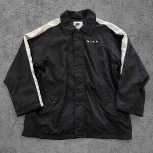 Vintage 90s Nike Big Swoosh Spellout Windbreaker